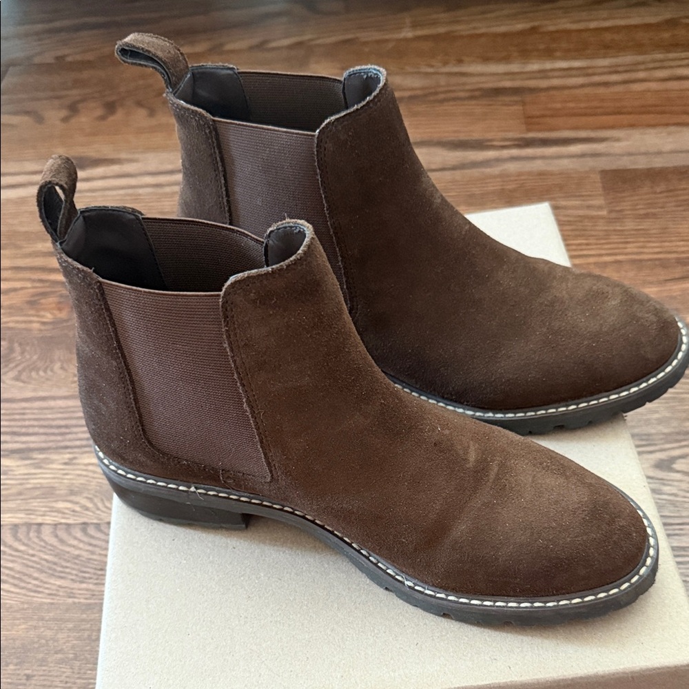 Steve Madden Women’s  8.5 Brown Suede Leopold Boots